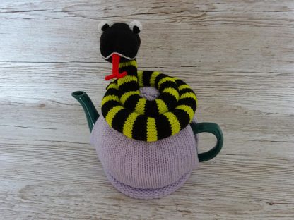 knitted tea cosie snake